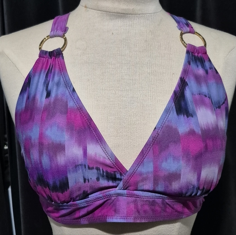 Purple Halter Bathing Suit